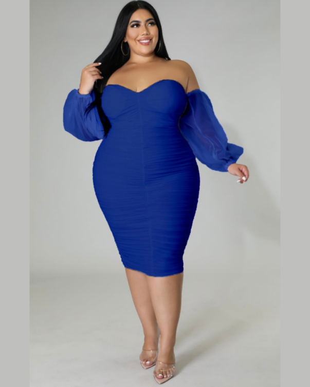 Sara Dress (Blue)